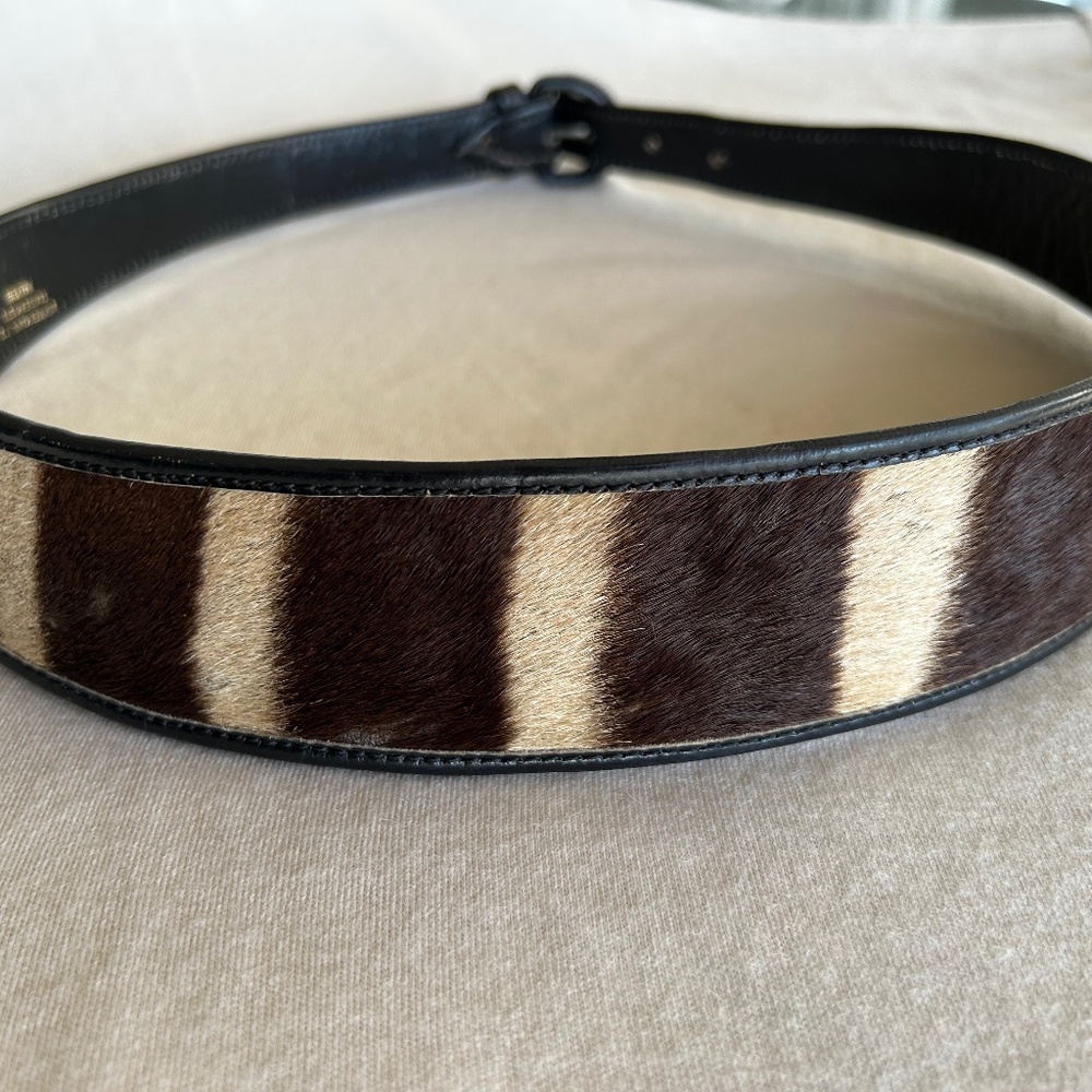 Vintage Zimmermann Ltd. Nairobi Zebra women’s belt